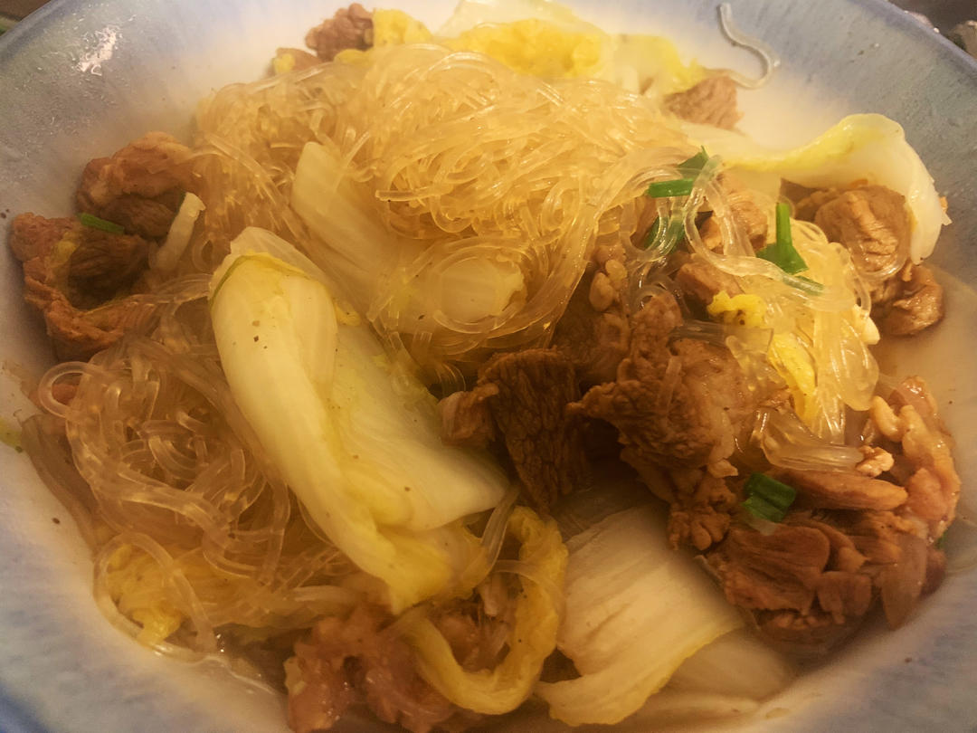 白菜粉丝羊肉汤