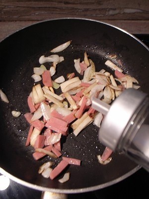 火腿蘑菇omelet的做法 步骤5