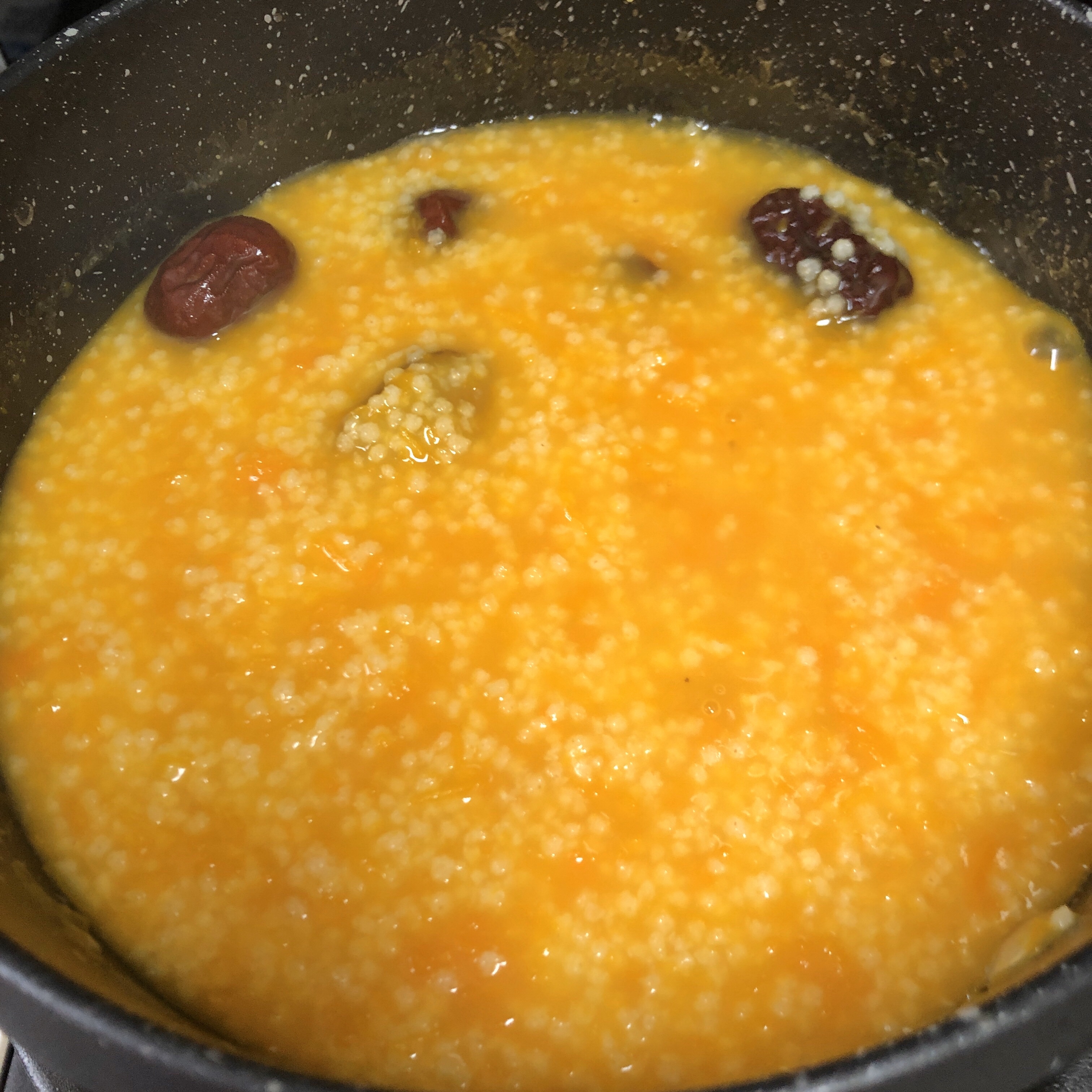 南瓜小米粥的做法