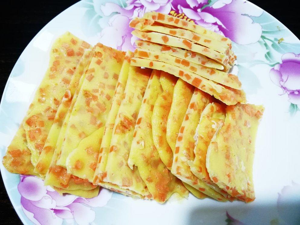 胡萝卜鸡蛋饼
