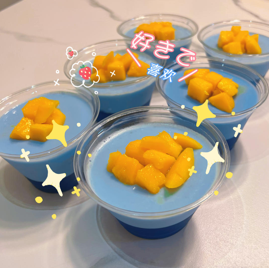 梦幻星空双层布丁