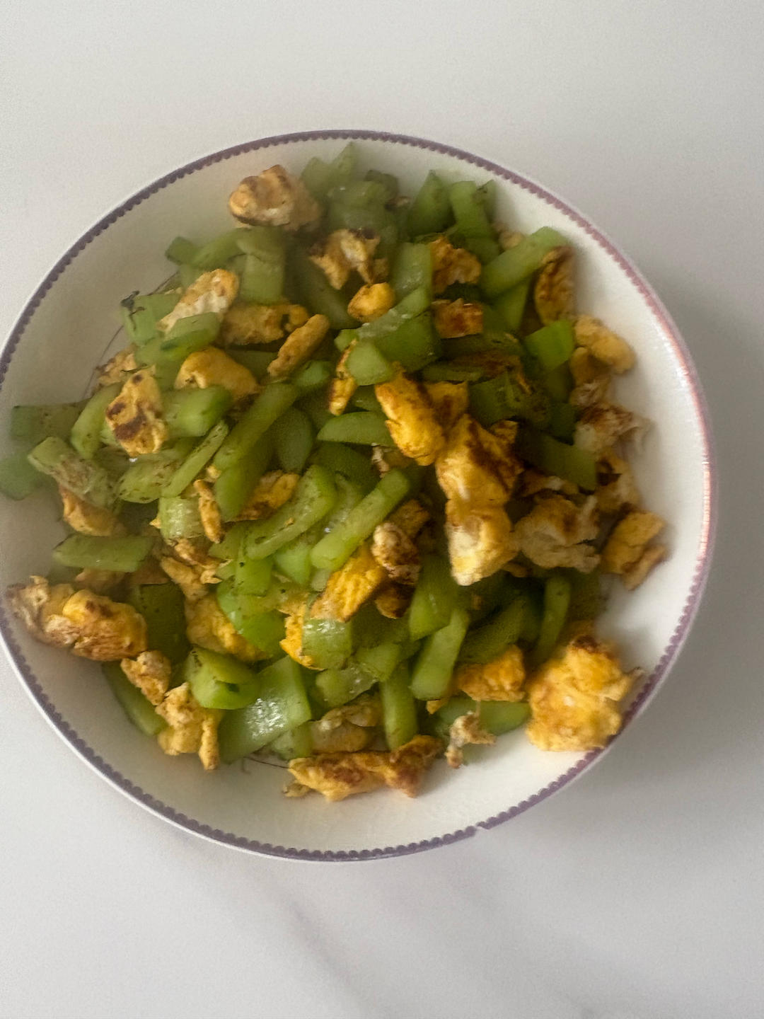 黄瓜炒鸡蛋 （青瓜炒鸡蛋）