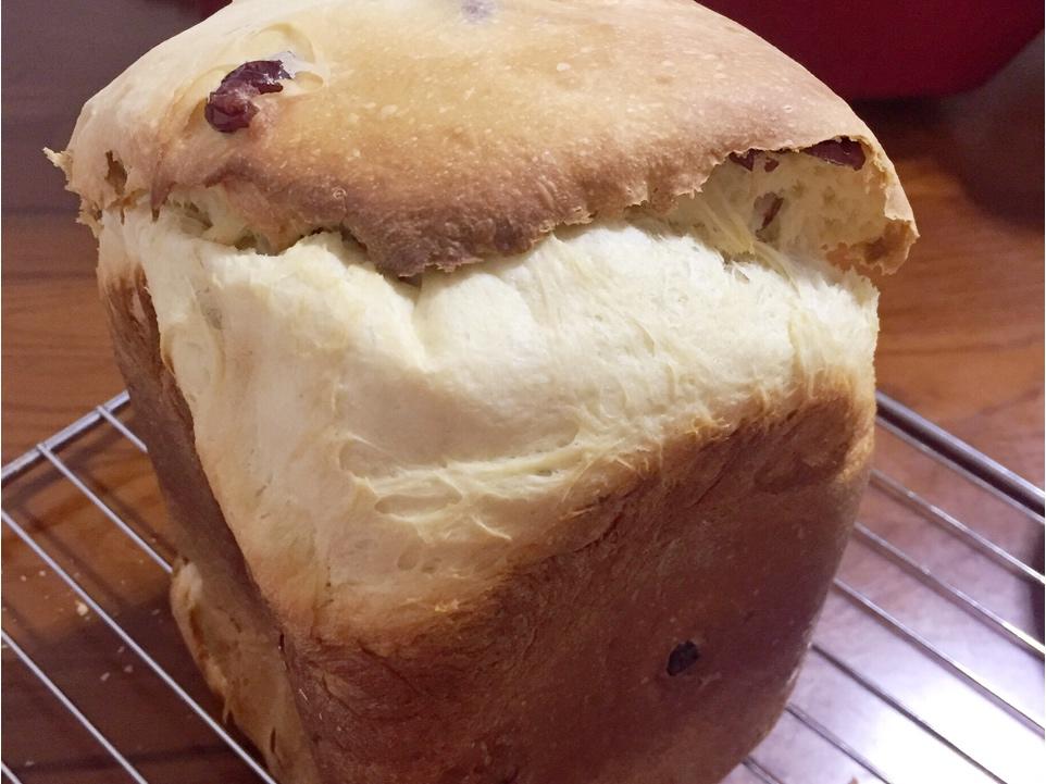 北海道牛奶蔓越莓吐司（美的面包机）的做法