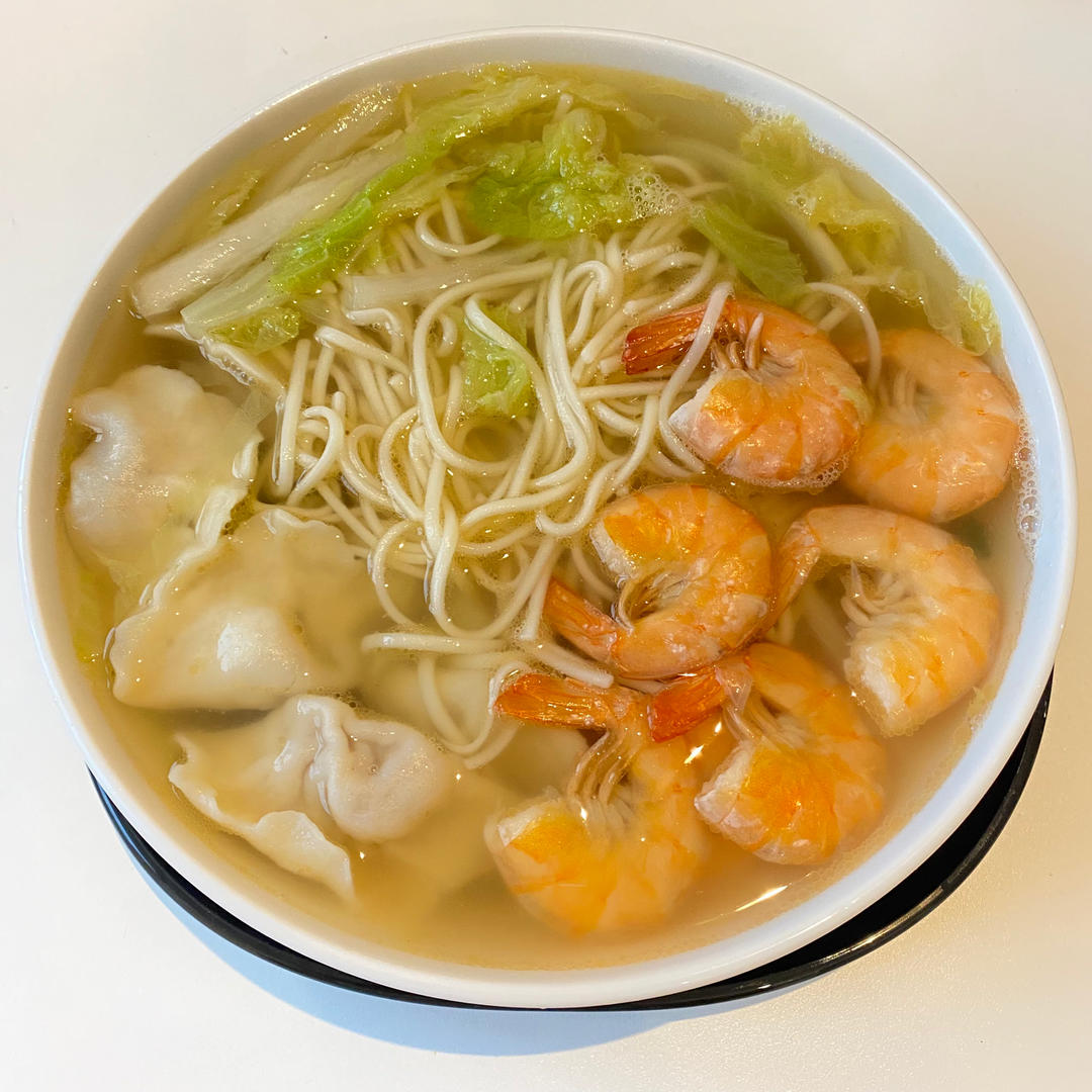 鲜虾白菜炝锅面