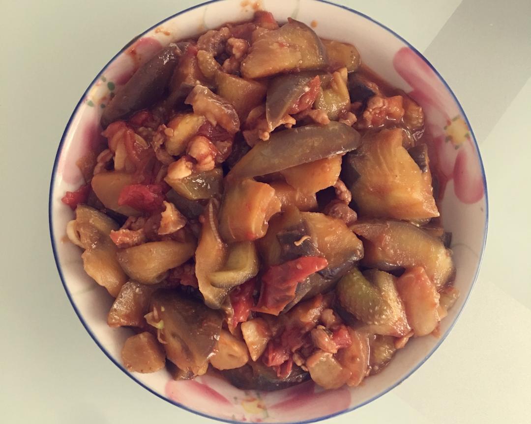肉末西红柿茄子