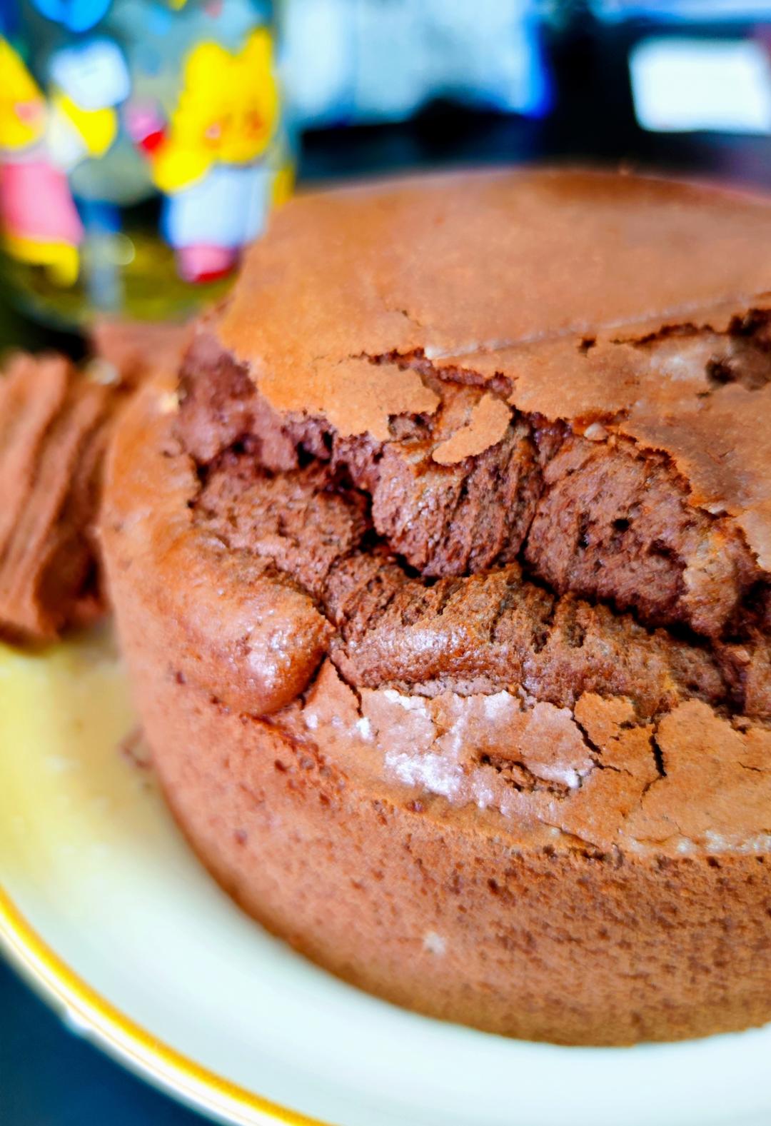 双倍浓郁不消泡巧克力戚风