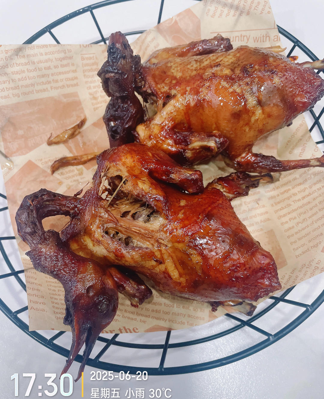 脆皮乳鸽（空气炸锅）