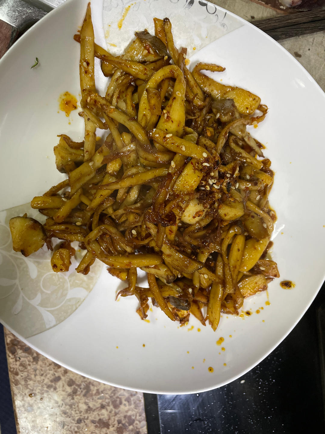 会上瘾的手撕杏鲍菇