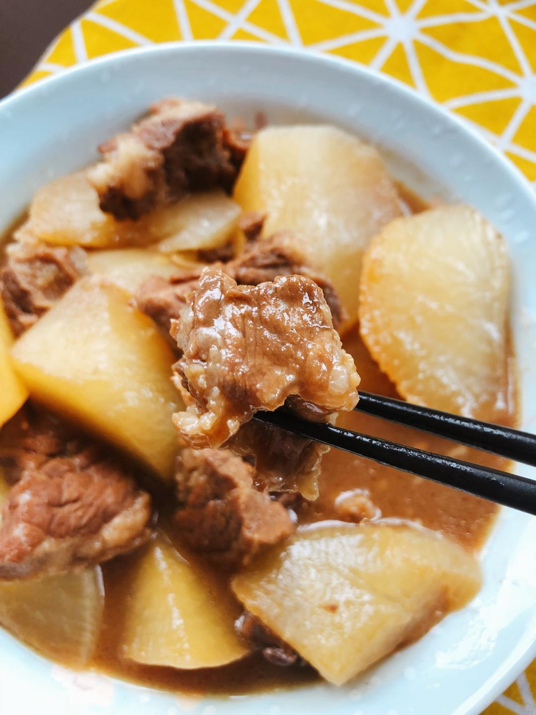 柱侯酱炖牛腩的做法