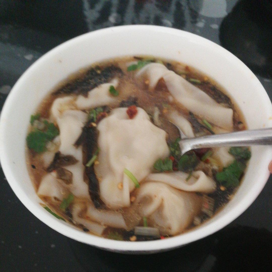 🔥好吃到汤汁都不剩❗️酸汤馄饨❗️
