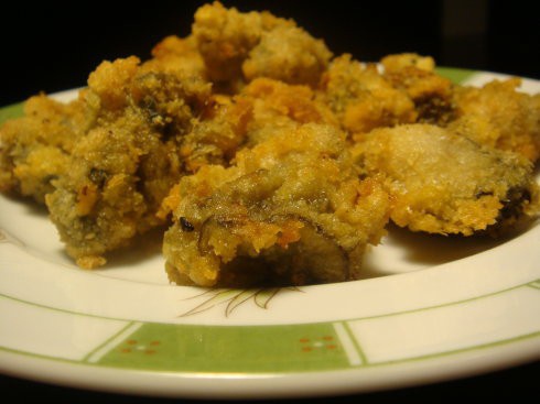 日式酥炸生蚝的做法