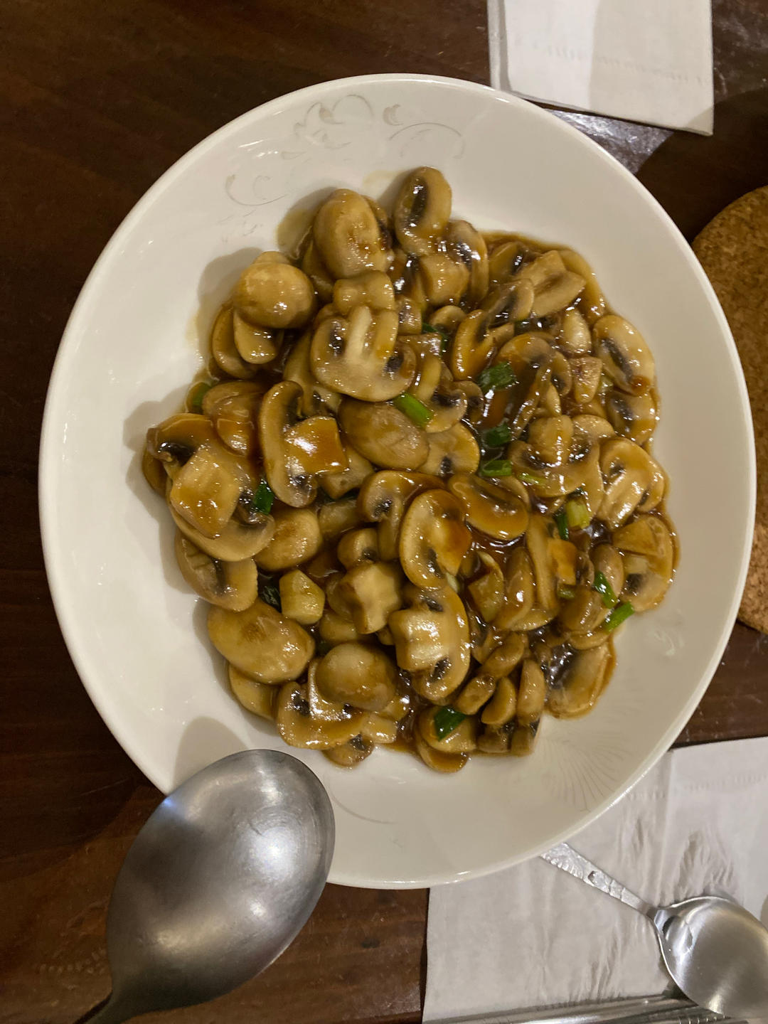素炒口蘑（快手家常菜）