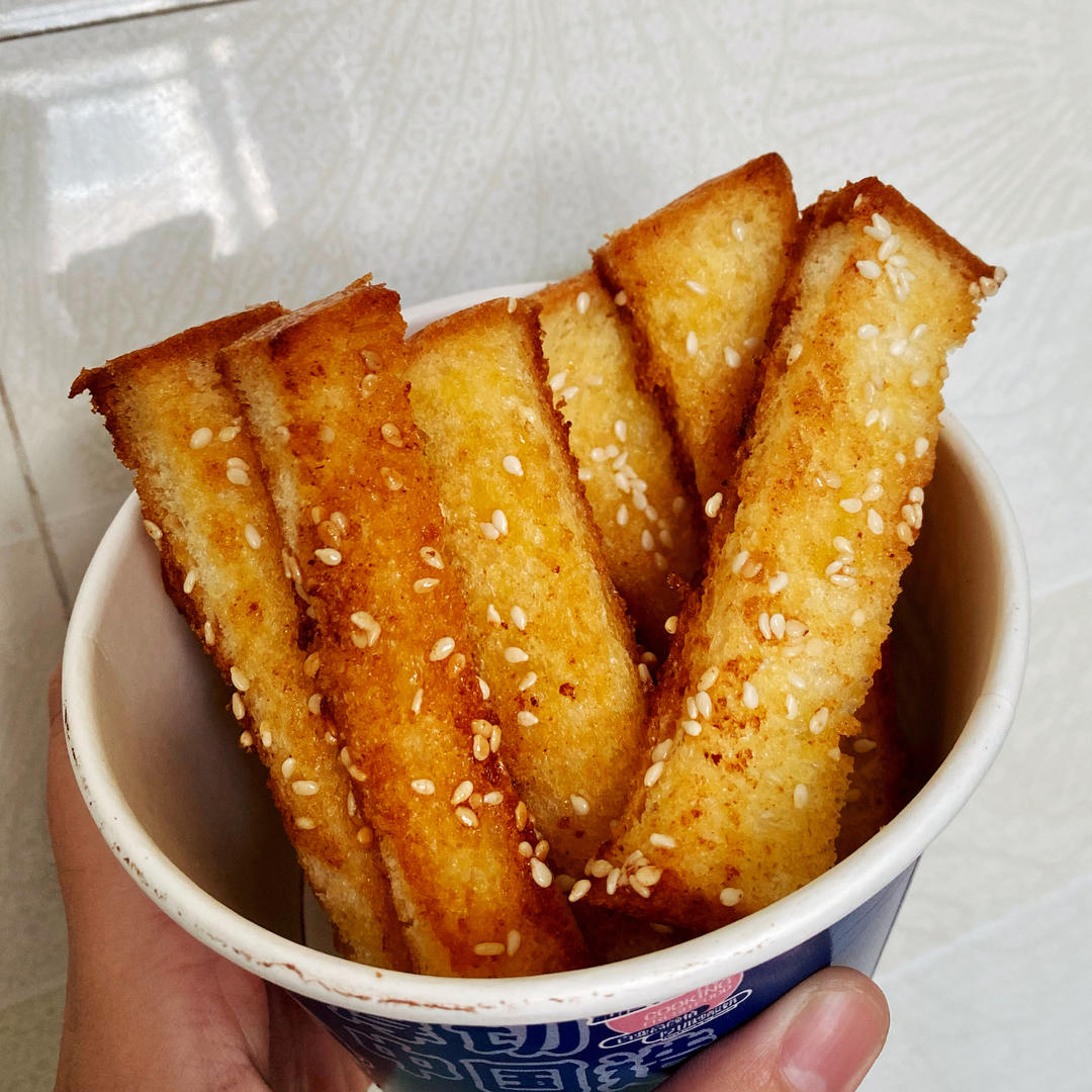 蜂蜜面包条，老少皆宜，看剧小零食