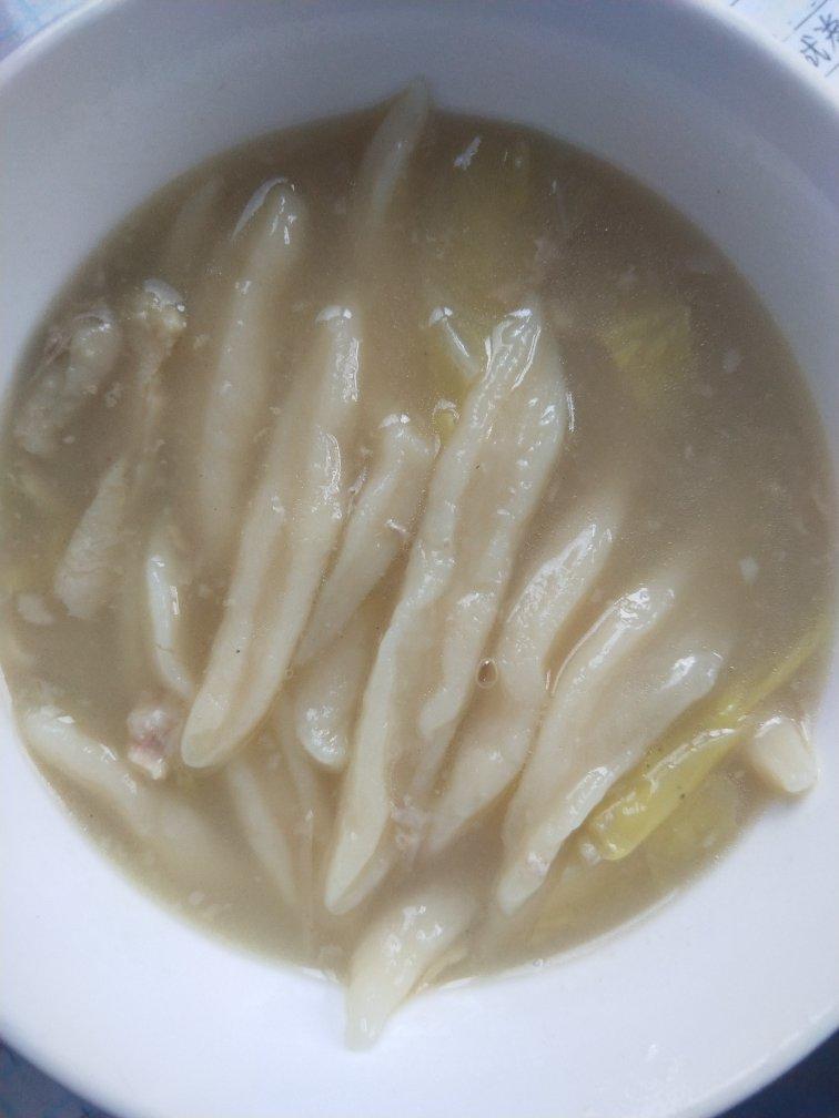 青菜面疙瘩汤