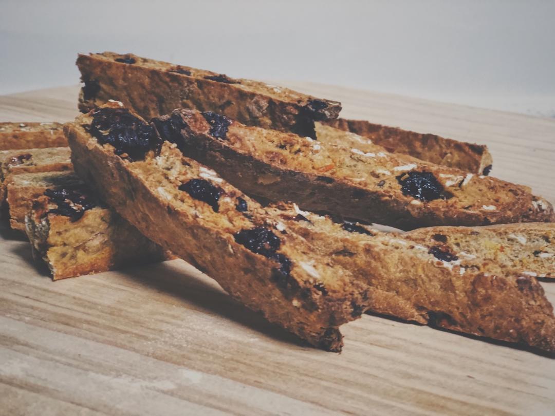 【健康零食】香蕉燕麦意式脆饼