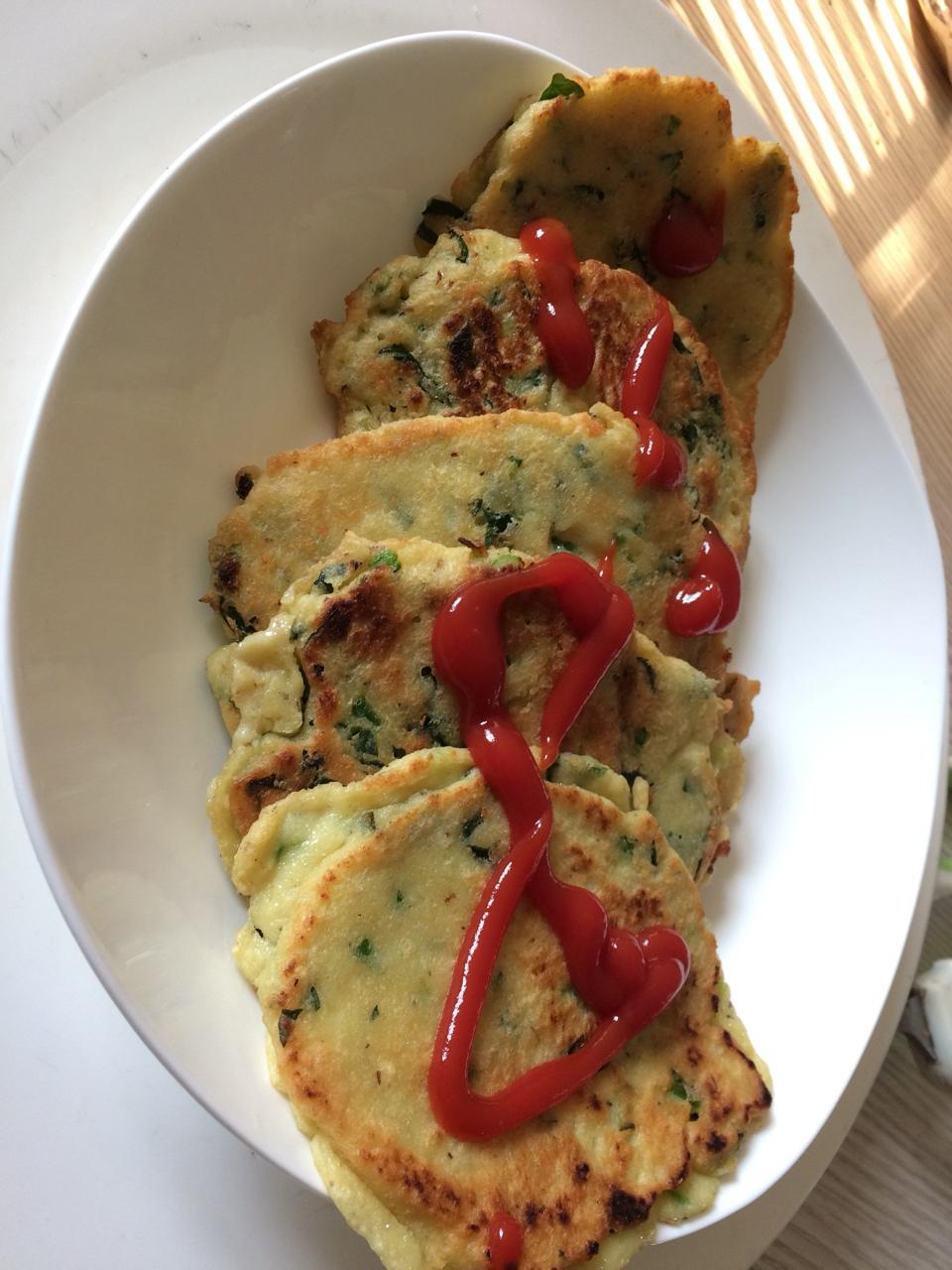 豆渣蛋饼