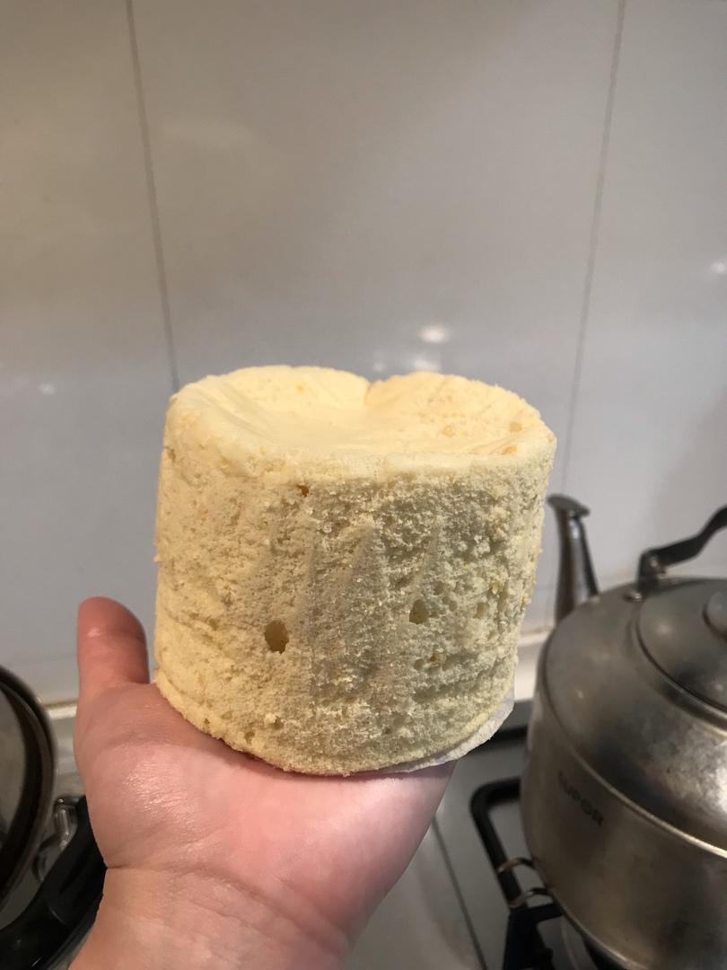 蒸蛋糕，一次成功🍰