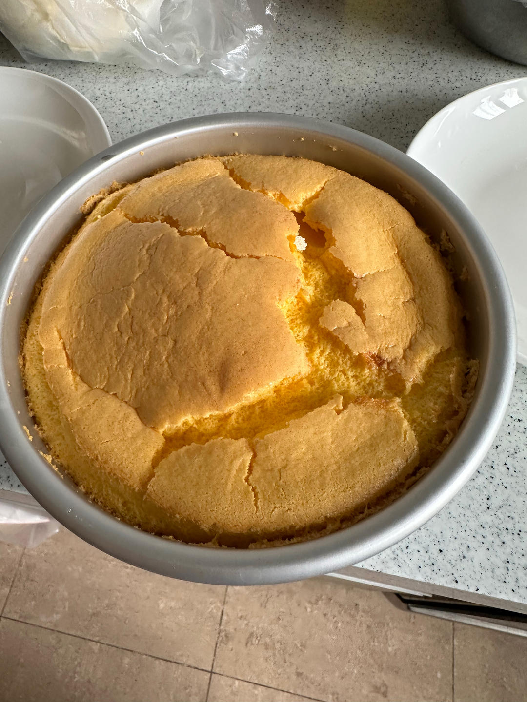 超级柔软香而不腻的（5寸6寸8寸）淡奶油戚风蛋糕