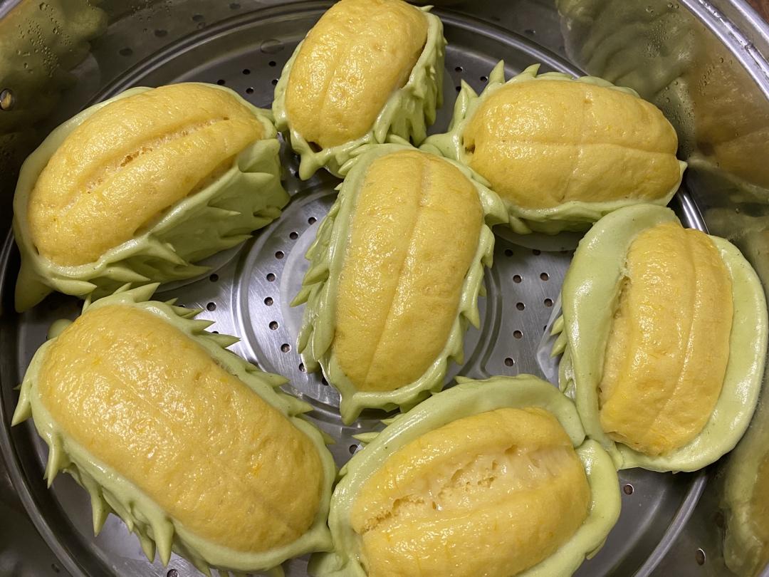 榴莲馒头 一次发酵 快手版零失败