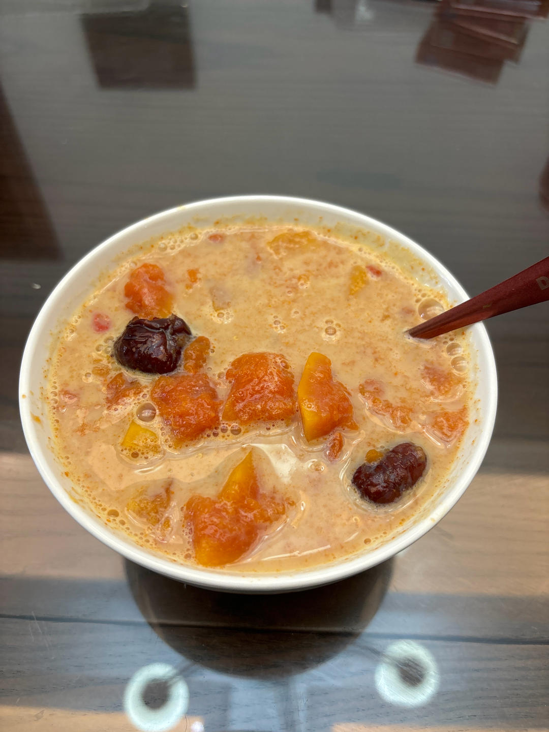 木瓜牛奶炖雪蛤