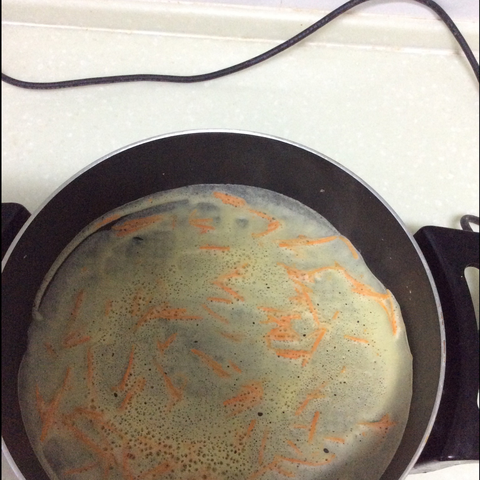 豆渣鸡蛋饼