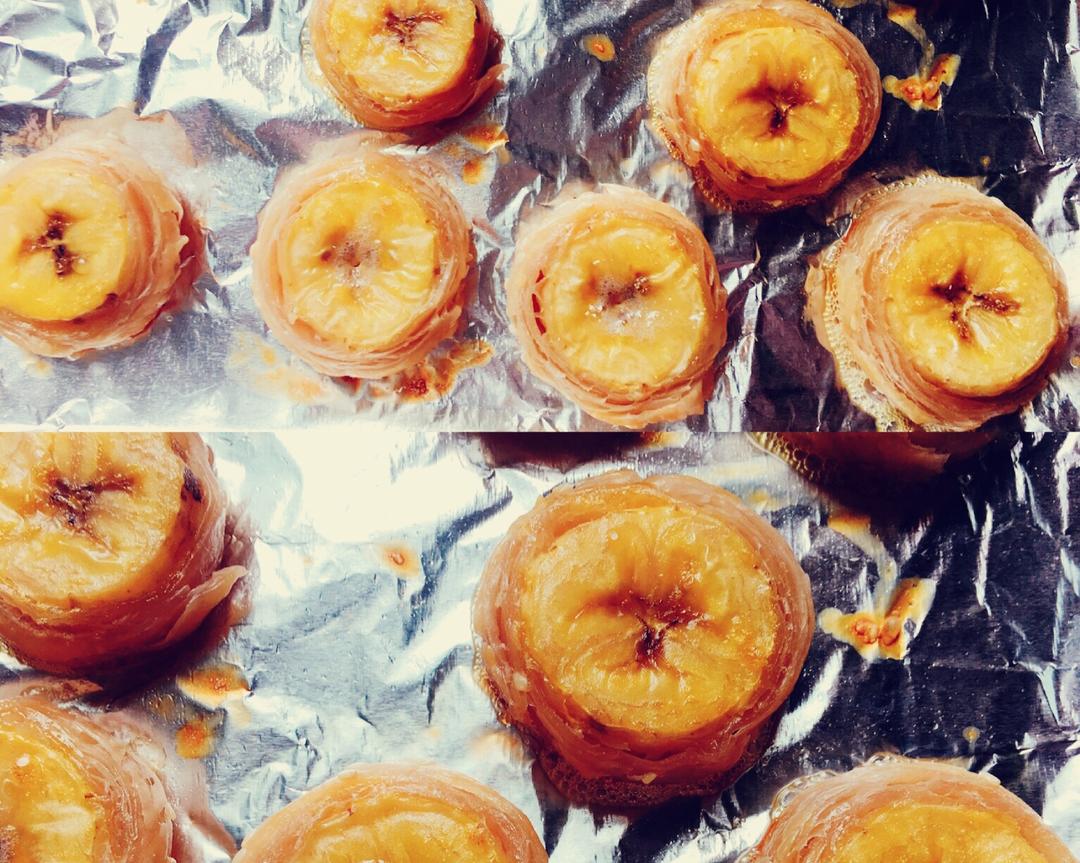 甜蜜可口香蕉酥不用擀面一口一个