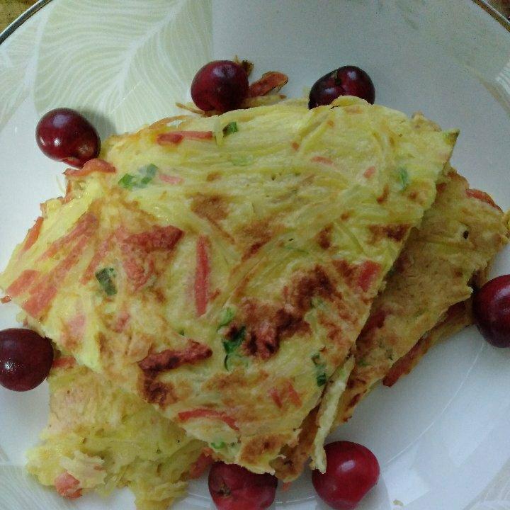 宝宝版鸡蛋西红柿土豆饼15M+