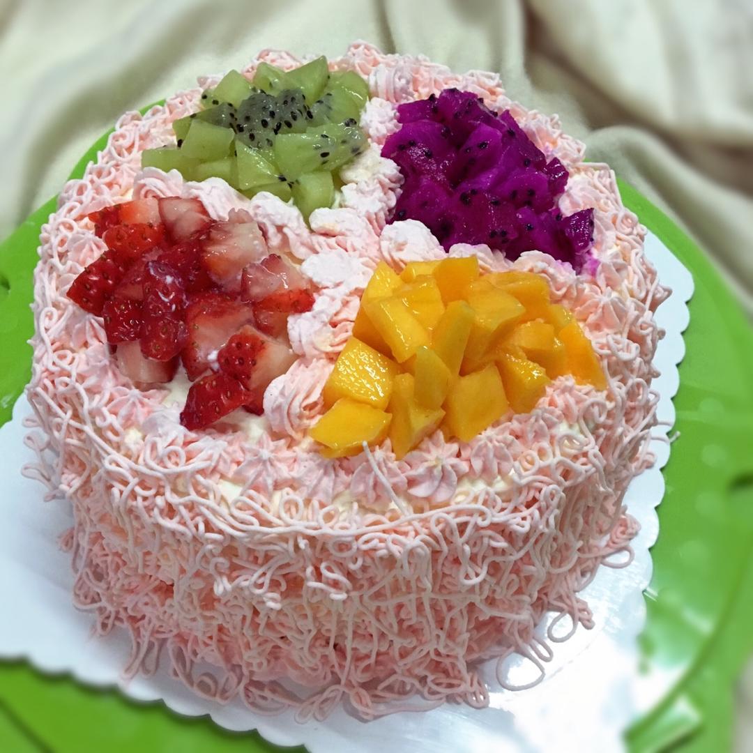 淡奶油裱花蛋糕