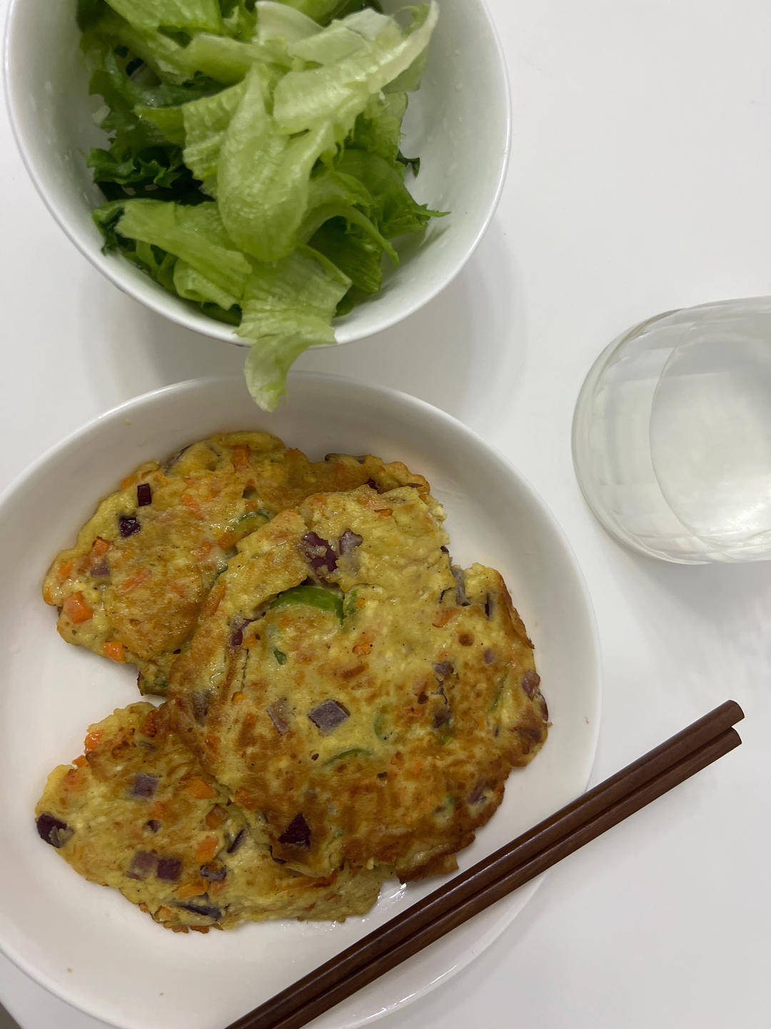 抗老食谱-蔬菜豆腐饼