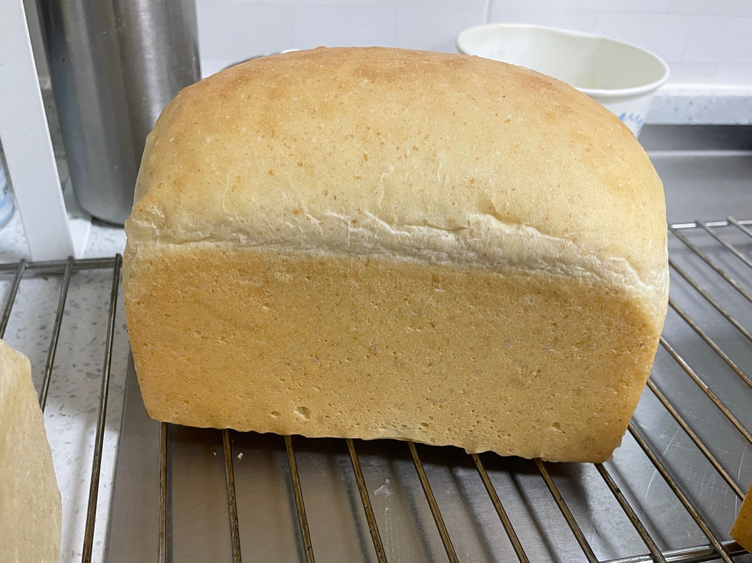 汤种全麦吐司～松软，麦香十足