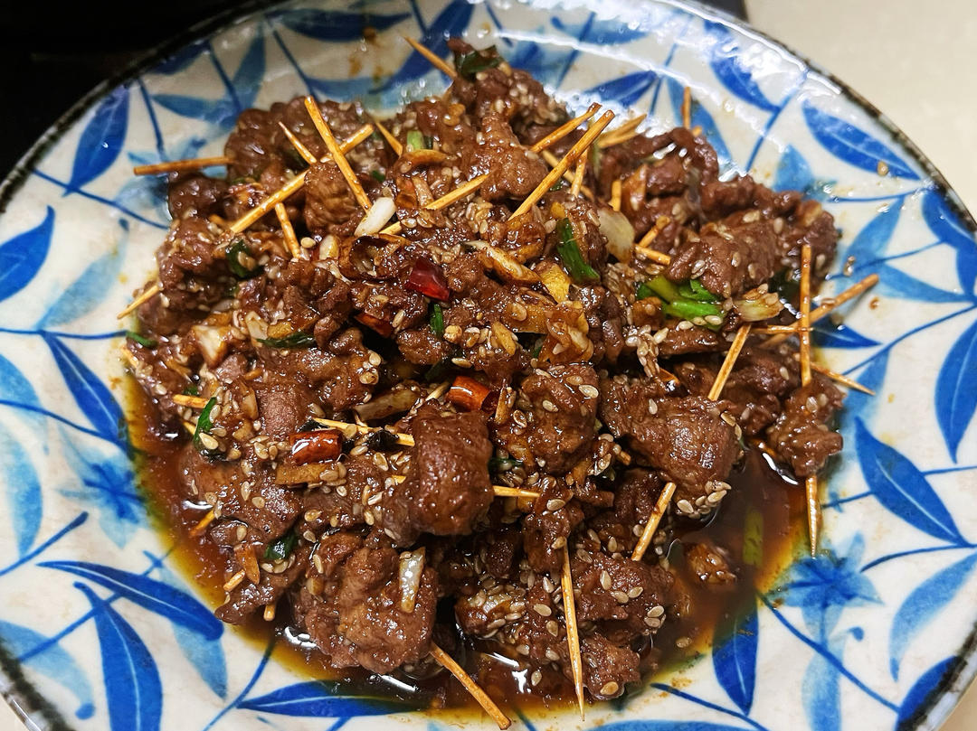 牙签牛肉 道地湖南味