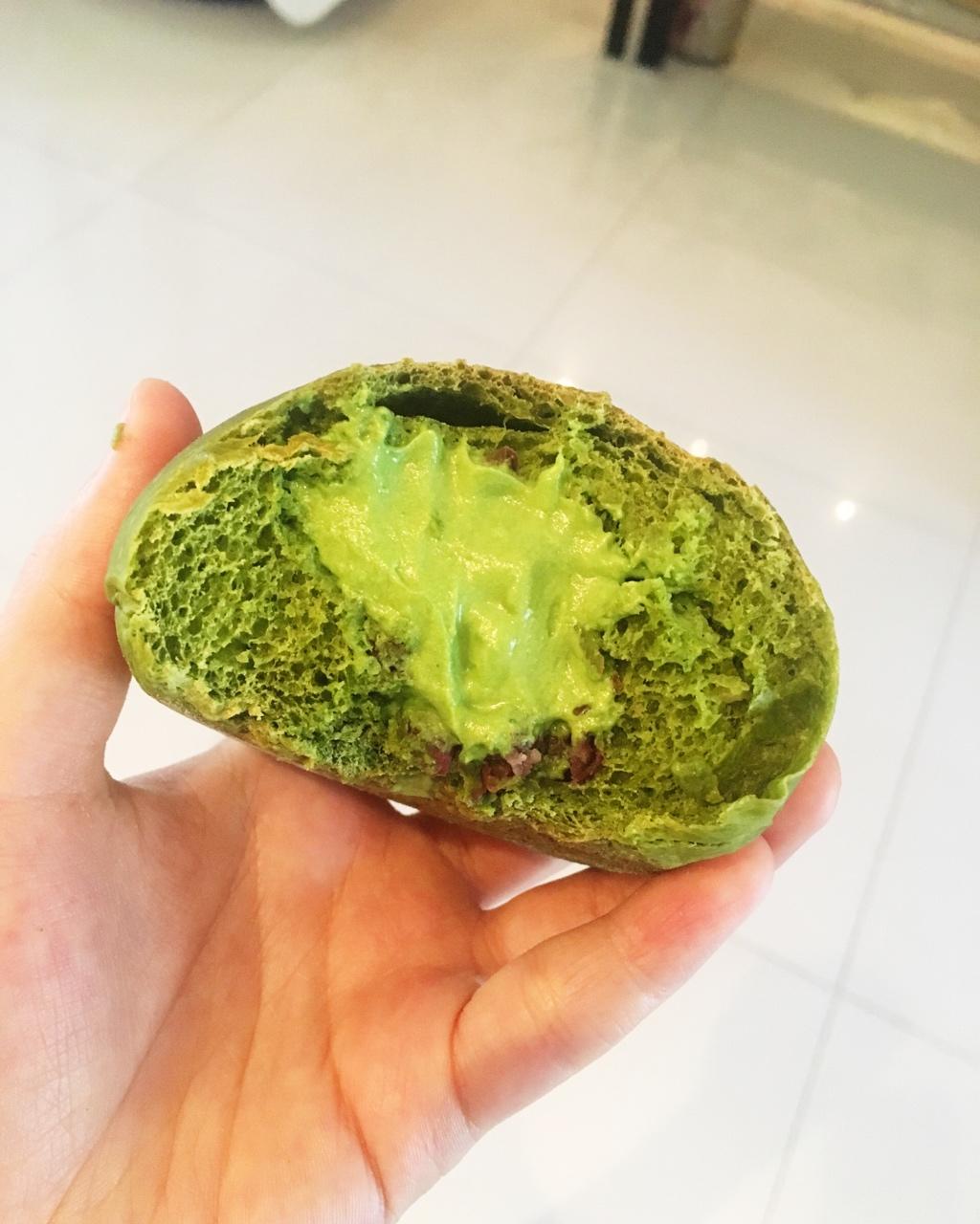 抹茶冰心小面包