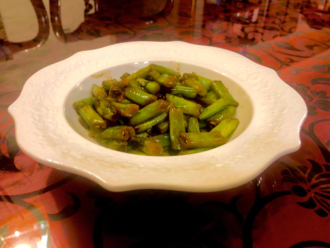 59-素炒扁豆的做法