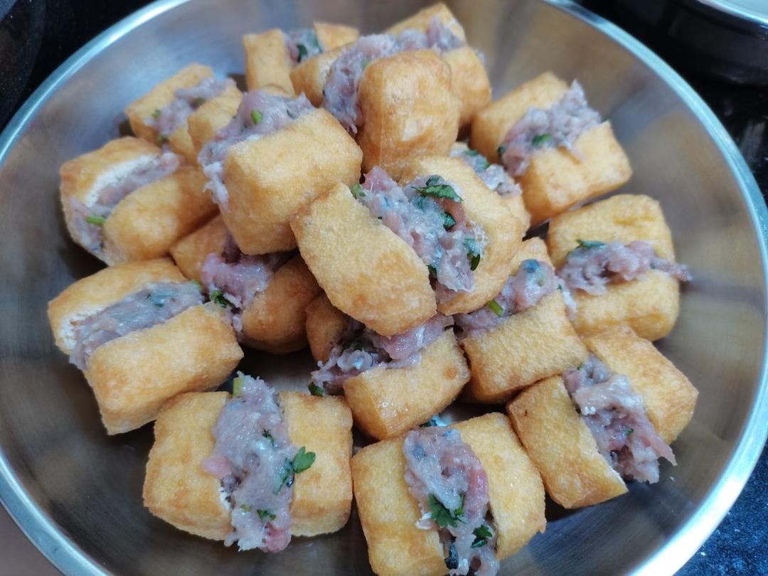 简单容易的酿豆腐