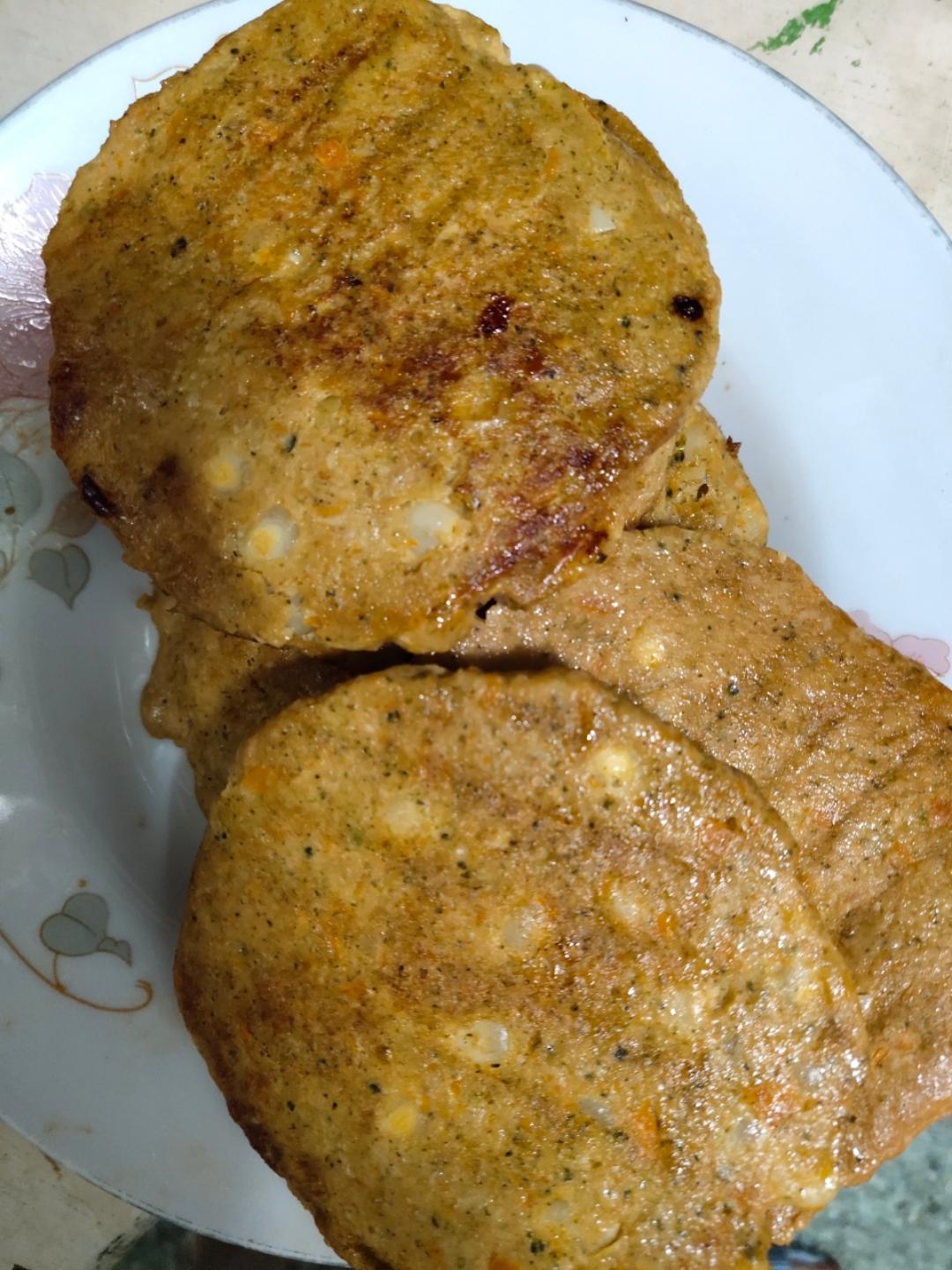 减肥餐低脂鸡胸肉饼