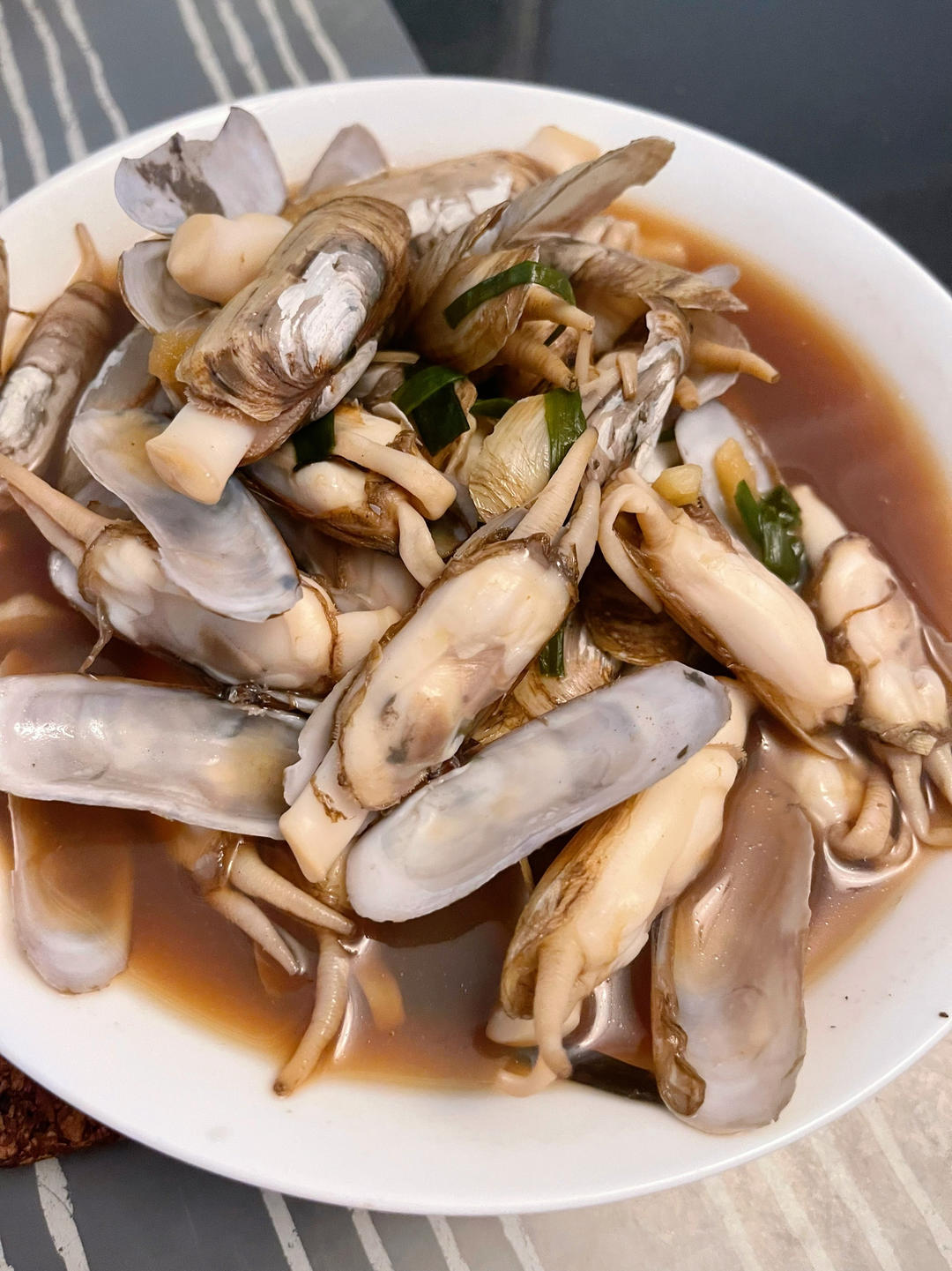 葱油蛏子