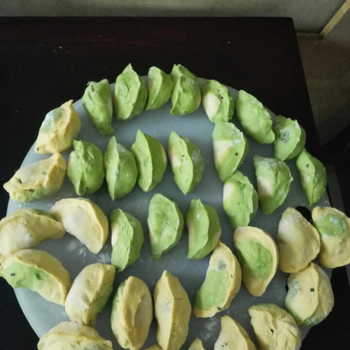 彩色水饺