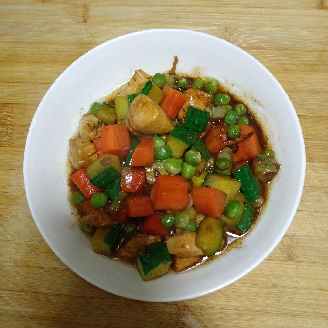 杂炒鸡丁