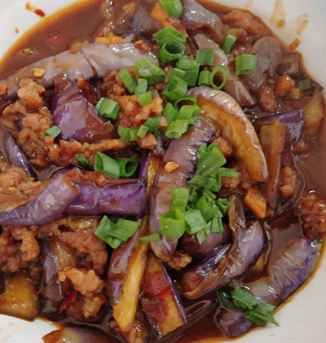 红烧肉沫茄子