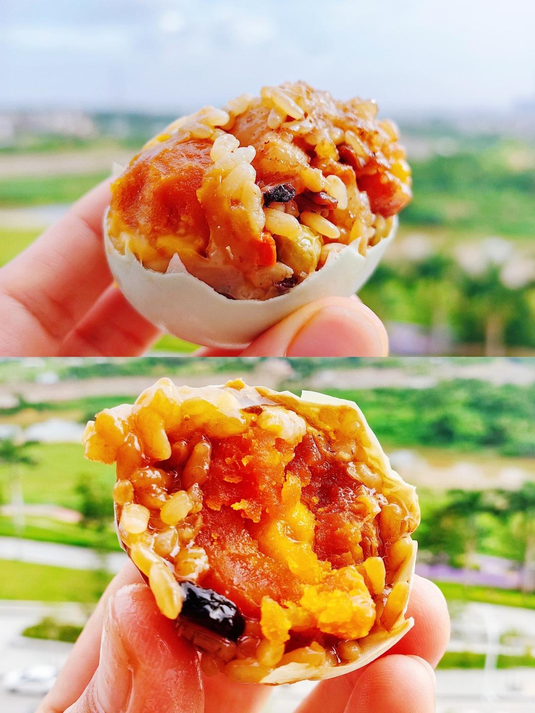 蛋黄控必试「糯米蛋」的做法