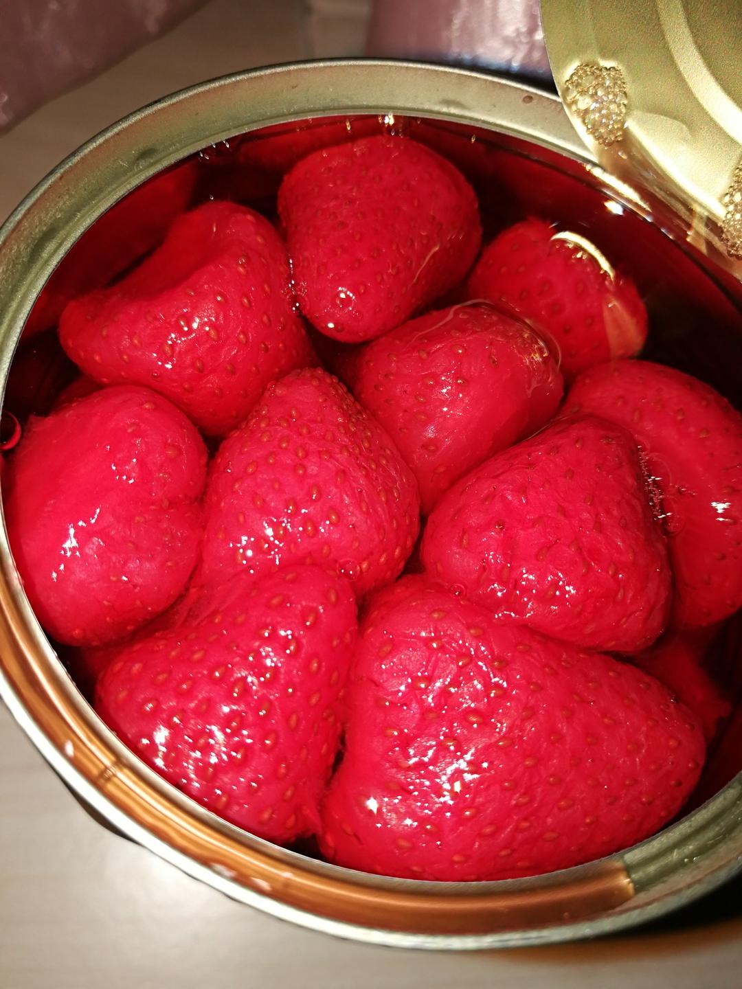 西西可里sunshine做的草莓罐头