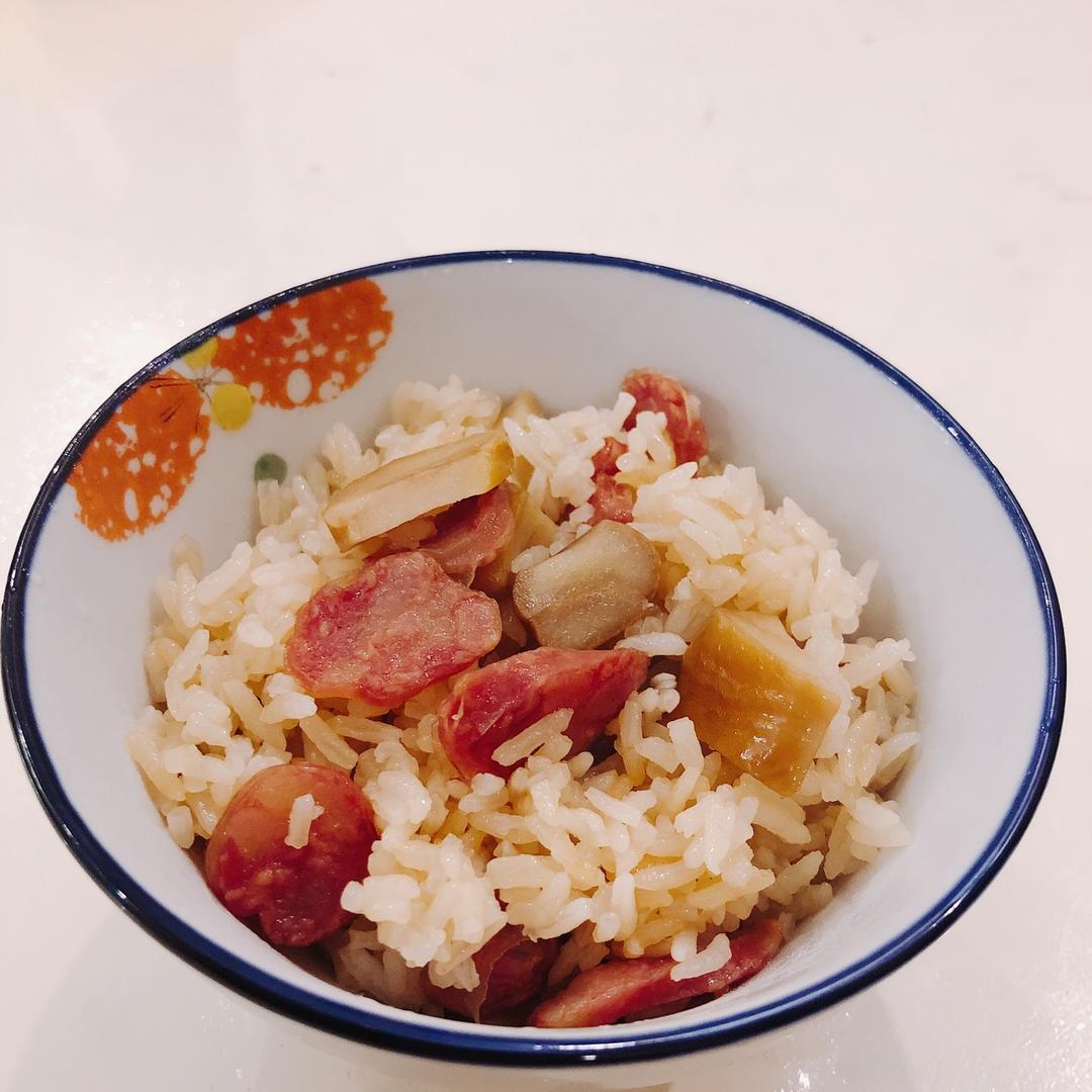 腊肠栗子饭