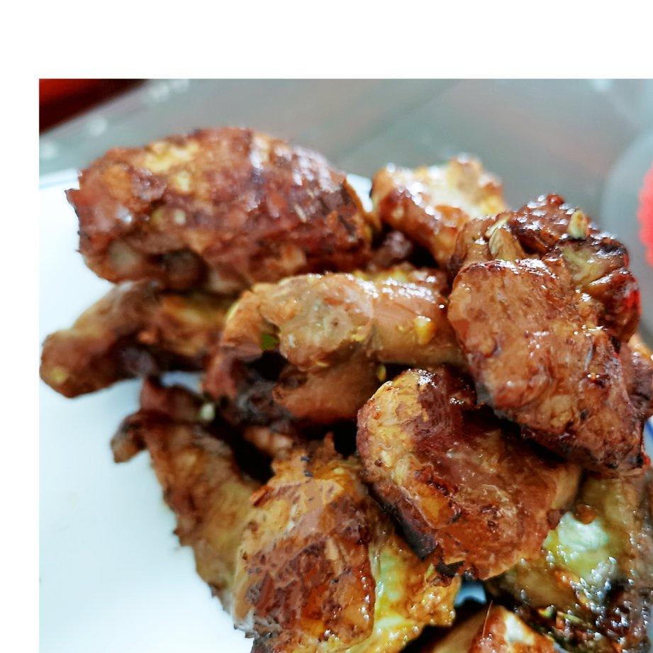 蒜香排骨（空气炸锅版）生酮减肥食物