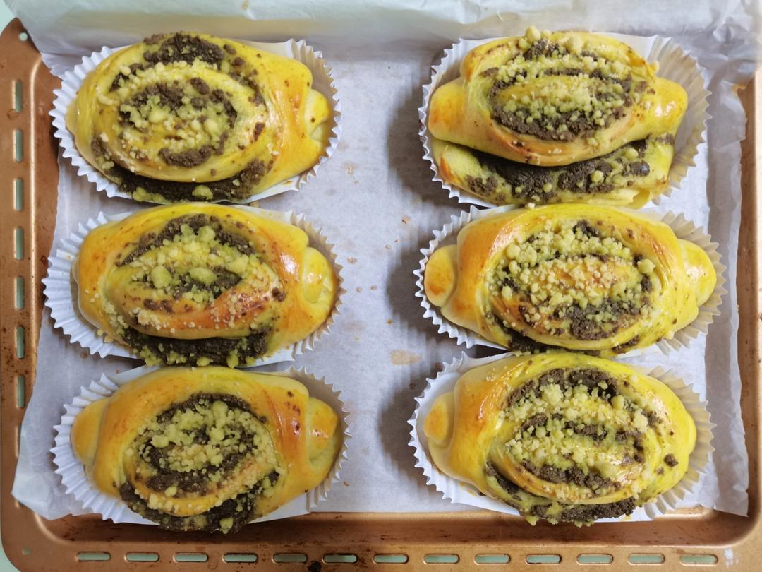 【奶酥吐司】｜抹茶+可可两种口味｜简单快手版