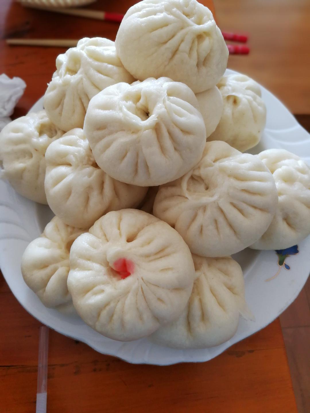 手工包子（肚脐包）