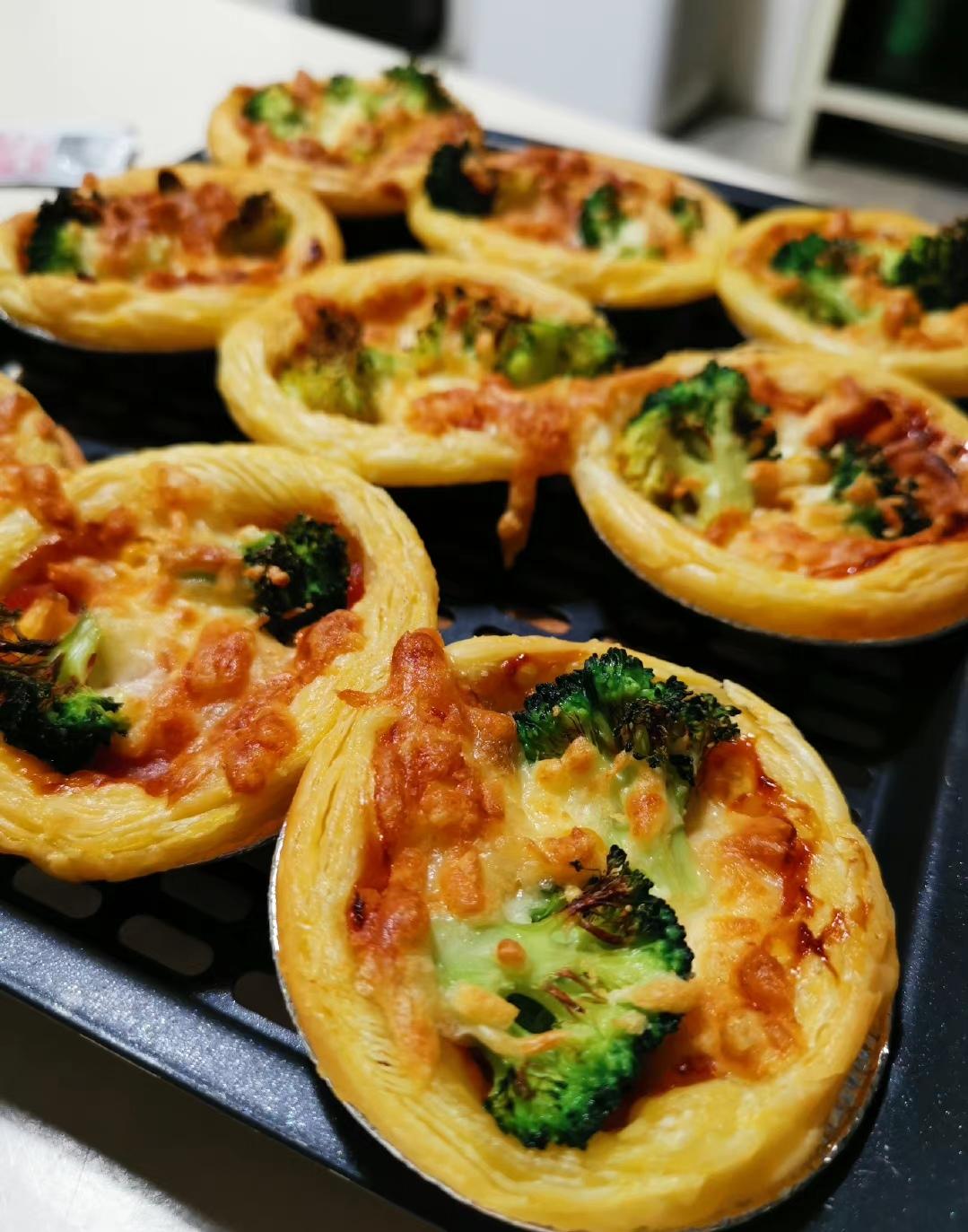 一口一个迷你小披萨🍕蛋挞皮的创意吃法‼️