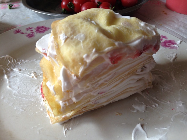 芒果千层蛋糕，100%成功告别煎皮无能