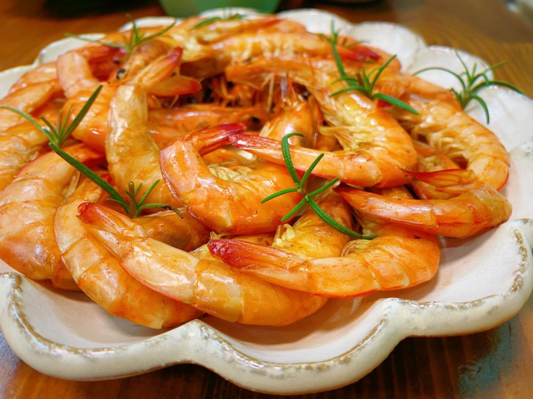 青花椒水果酒酱渍烤虾 的做法步骤图 爱吃榴莲的猫nana 下厨房