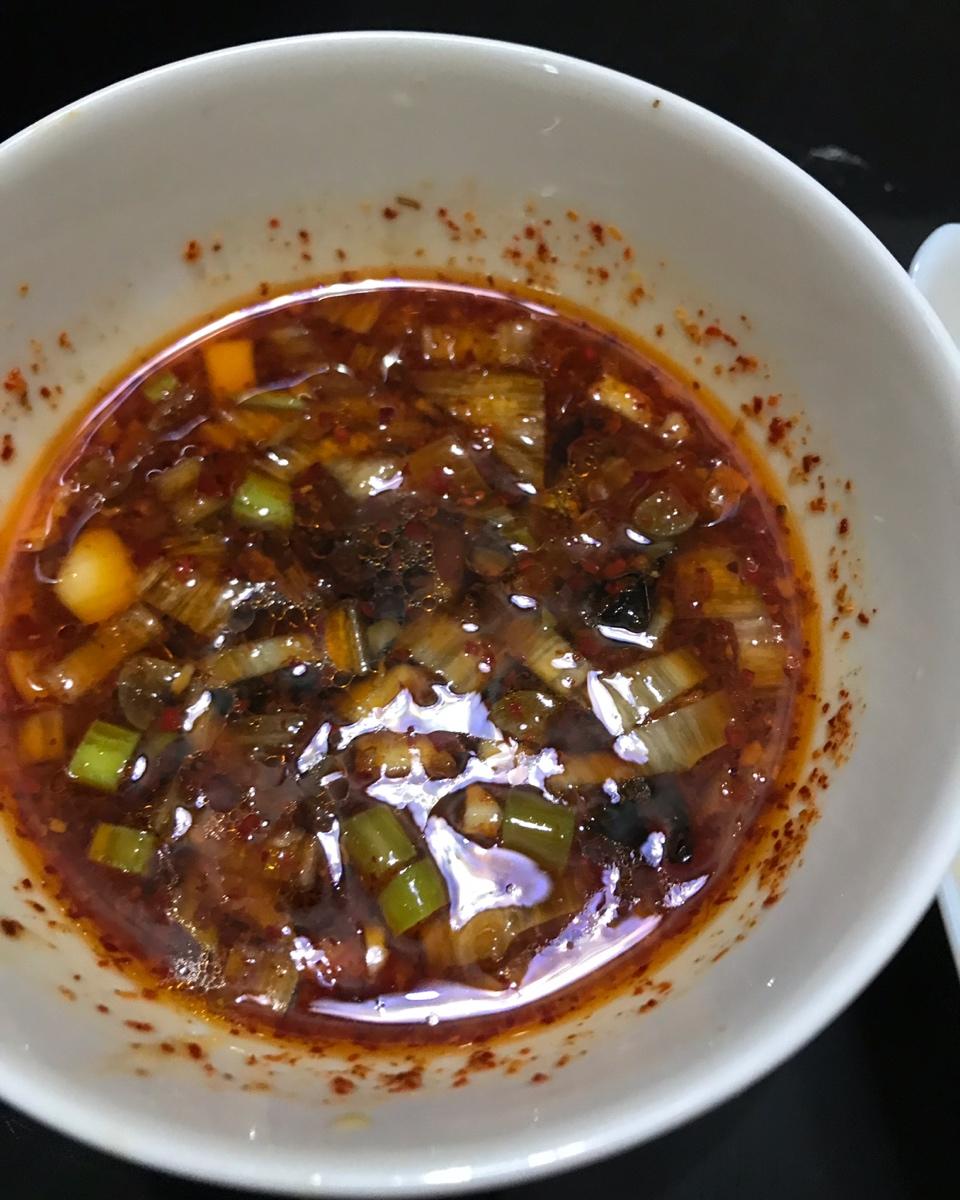 一直吃一直想减肥做的饺子蘸料