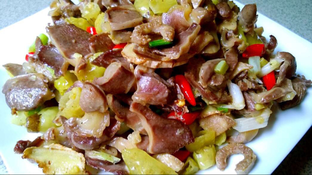 酸辣鸡杂